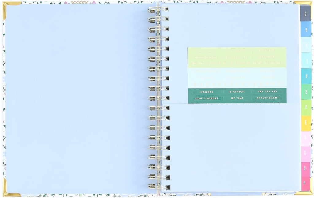 2026-2027 Spiral Daily Simplified Planner - by Emily Ley- Pineapple Charm
