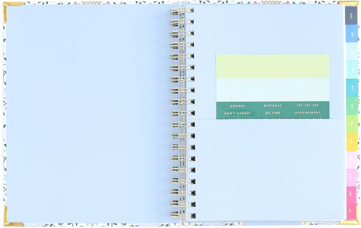 2026-2027 Spiral Daily Simplified Planner - by Emily Ley- Pineapple Charm