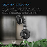 AC Infinity CLOUDRAY S6 Custom 10 Dynamic Wind Speeds Hydroponics Circulation Cooling Fan 2 - Pack