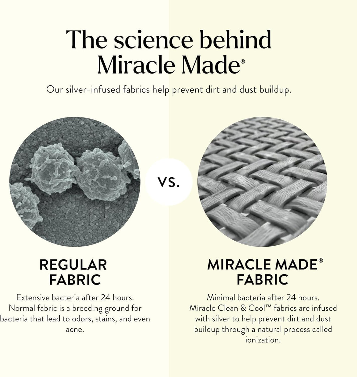 Miracle Made Luxe Soft Cooling Pillowcase, 2-Piece Silver-Infused Cotton Fabric, Cool and Breathable Case for Sensitive Skin, King/Cali King Size Covers, Rosewood