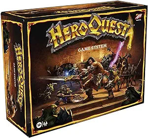 Hasbro Gaming Avalon Hill HeroQuest Game System Tabletop Board Game,Immersive Fantasy Dungeon Crawler Adventure Game for Ages 14 and Up,2-5 Players