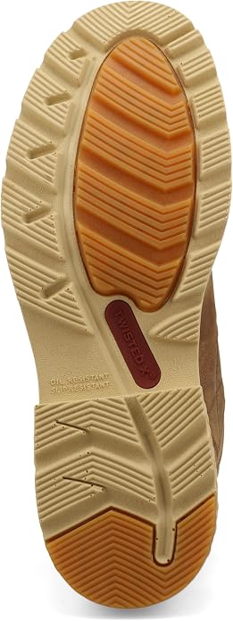 Twisted X Men's 6" Nano Composite Toe Waterproof Work Boot, Golden Tan, 11 M