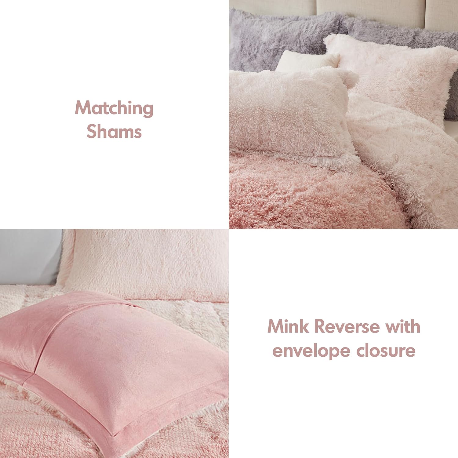 Intelligent Design Brielle Comforter Set (3 Piece) - Blush - King/Cal King