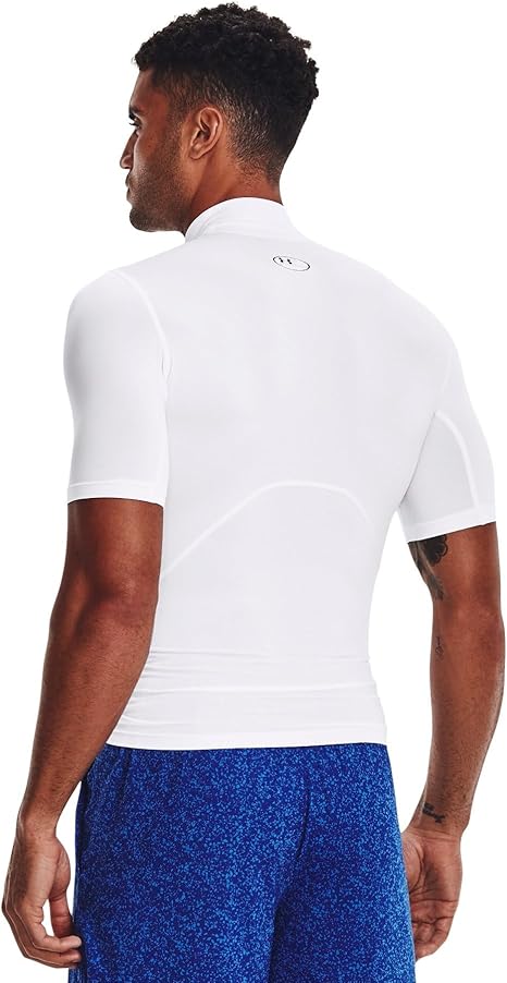 Under Armour Men's HeatGear Armour Comp Mock Short Sleeve T-Shirt Size: M
