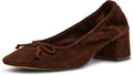 Steve Madden Women's Coretta Pump, Brown Suede, (Size: 9)