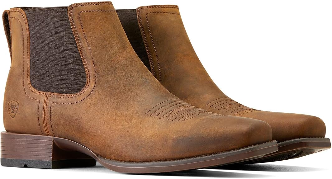 ARIAT Men's Booker Ultra Square Toe Western Boots (Size: 9.5)