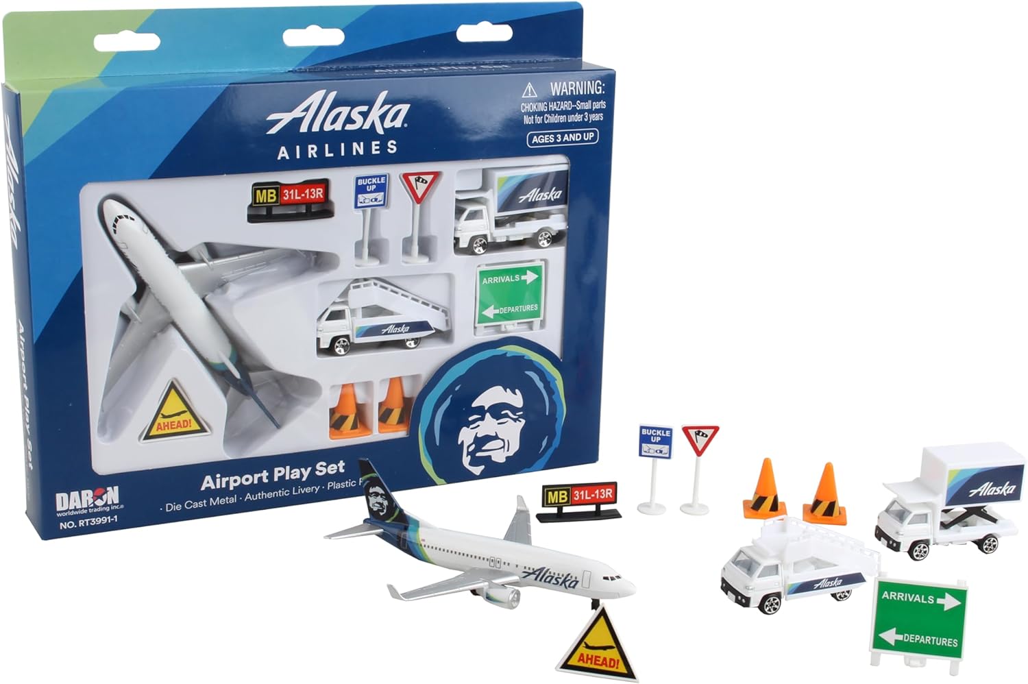 Daron Alaska Airlines Airport Playset Ages 3+