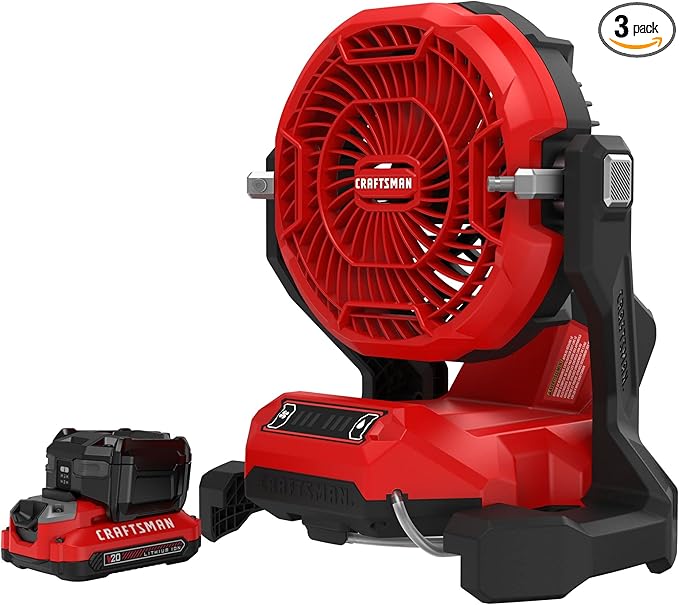 Craftsman V20 Cordless Personal Fan Kit, Misting Fan