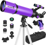 HUGERSTAR - Telescope for Adults & Kids & Astronomy Beginners - Purple