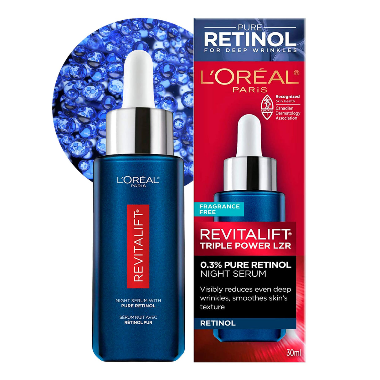 L'Oréal Revitalift Derm Intensives Night Serum with 0.3% Pure Retinol
