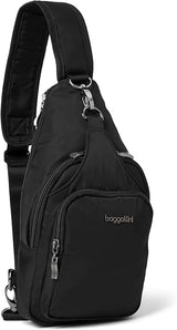 Baggallini Women's Central Park Sling 12"x7" Crossbody Bag W/Convertible Adjustable Shoulder Strap