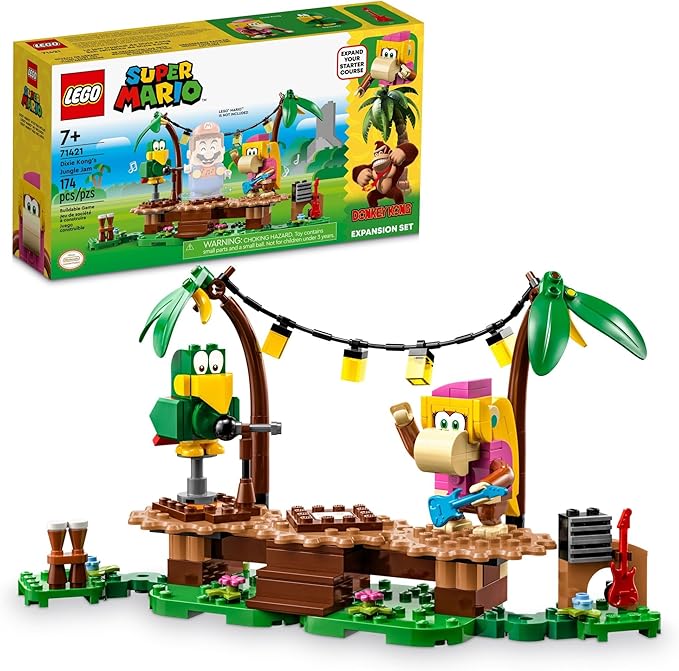 LEGO (71421) SUPER MARIO-Dixie Kong's Jungle Jam Expansion Set