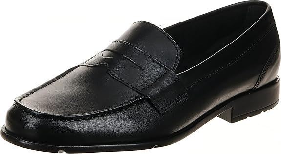 Rockport Men's Classic Lite Penny Loafers - Black - Size: 15W