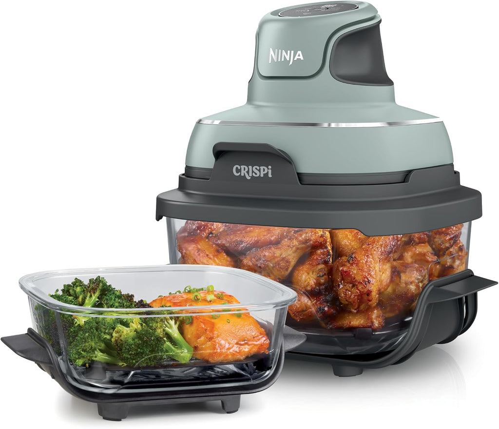 Ninja Crispi Glass Air Fryer, 4-in-1 - Green - FN101SG