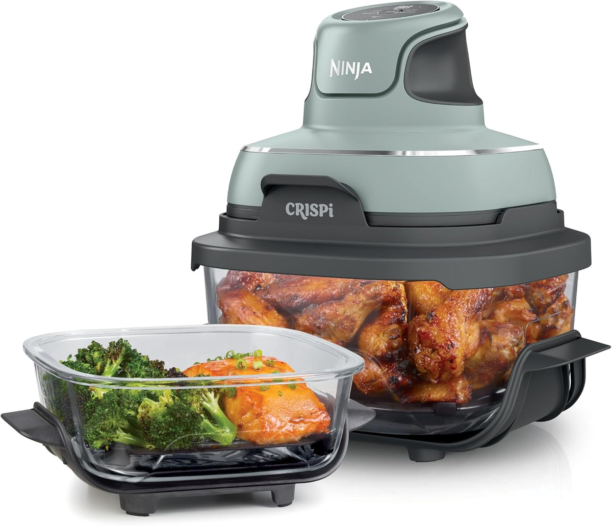 Ninja Crispi Glass Air Fryer, 4-in-1 - Green - FN101SG