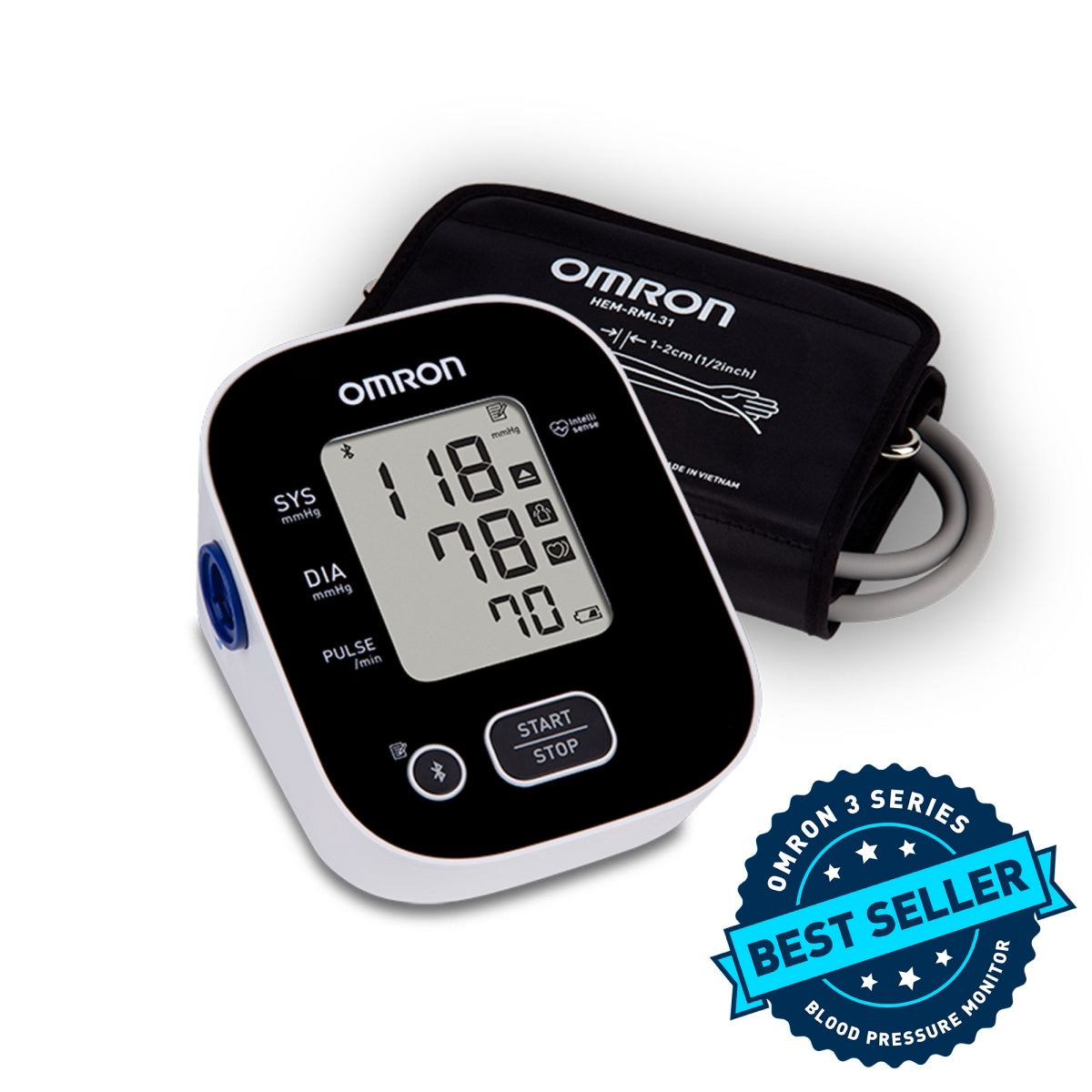 OMRON Healthcare - 3 Series® Upper Arm Blood Pressure Monitor - Model BP7150