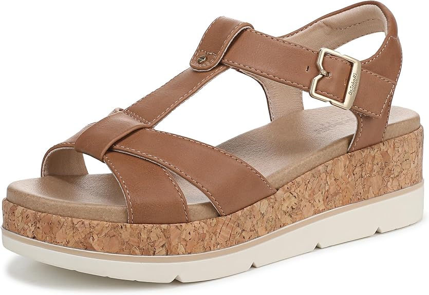 Dr. Scholl's Once Again Sandal - Honey Brown - Size 10 M