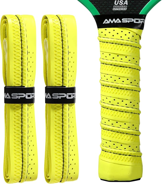 AMA SPORT Pickleball Paddle Grip Tape 2 Pack Pickleball Overgrip Replacement Grip Wrap