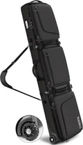 YOREPEK Padded Snowboard Bag with Wheels, Extendable Ski Bags for Air Travel Length up to 175cm,Snowboard Backpack with 6 Pockets for Ski Boots(up to US Size 13), Helmet, Accessories