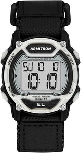 Armitron Sport Unisex Digital Chronograph Nylon Strap Watch, 45-7004 (OPEN BOX)