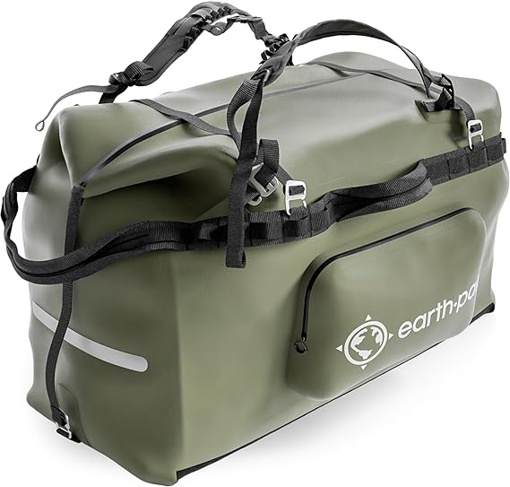 Earth Pak Rover Duffel  Heavy Duty Water-Resistant 70L, Green  NEW