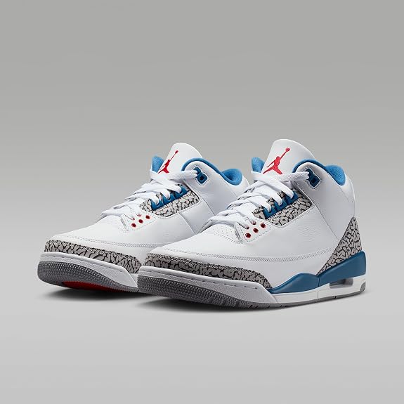 Air Jordan 3 Retro True Blue Men's Shoe's (Size: 9.5)