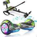 UNI SUN Hoverboard, with Seat Attachment 6.5" All Terrain Scooter 7.5 MPH