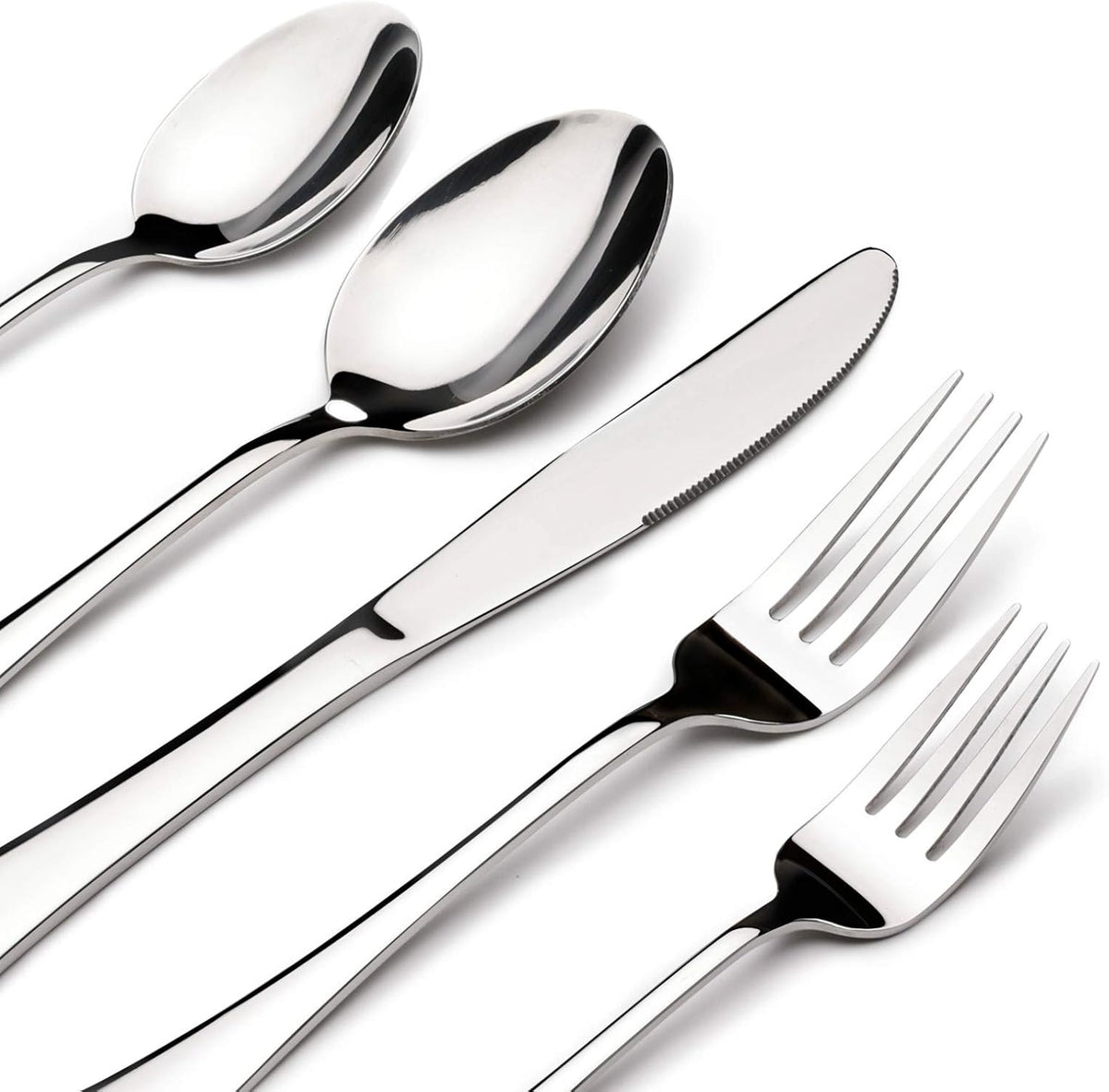 *STILLOYE - Silverware Set for 8, 40 Piece Stainless Steel Flatware Utensil Cutlery Set