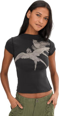 Free People Womens Birds in Flight Tee Size XL