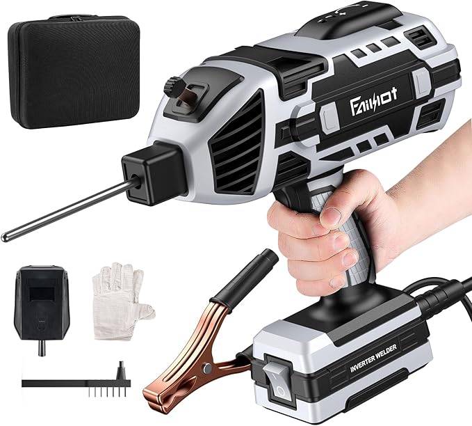 Electric Handheld ARC Stick Welder Gun  Grey-New