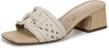 Sam Edelman Women's Waylon Weave Heeled Sandal, Modern Ivory, (Size: 7.5M)