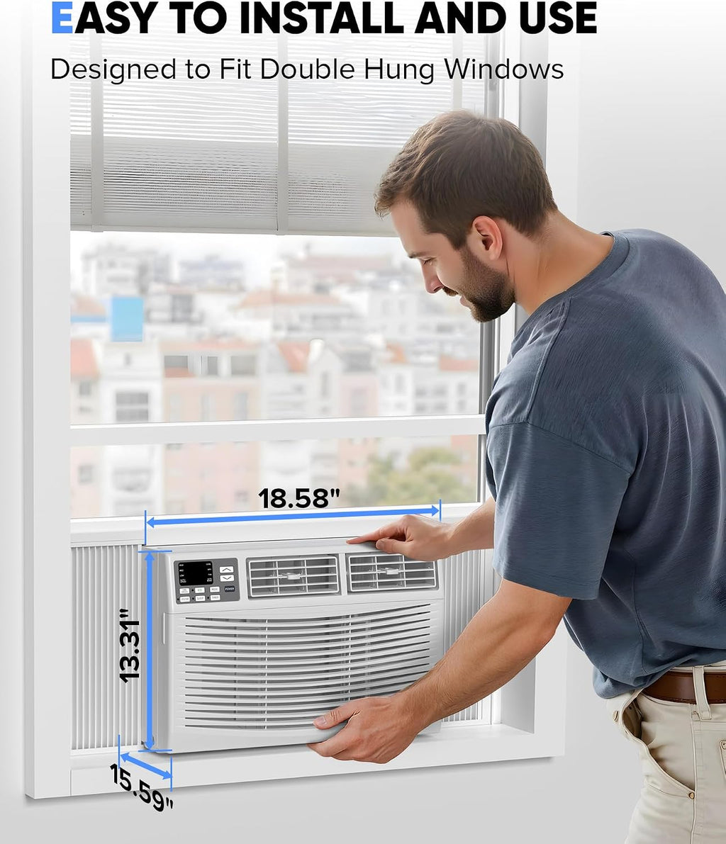 Garvee 8000 BTU Window Air Conditioner with WiFi