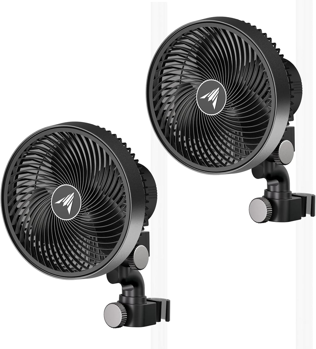 AC Infinity CLOUDRAY S6 Custom 10 Dynamic Wind Speeds Hydroponics Circulation Cooling Fan 2 - Pack
