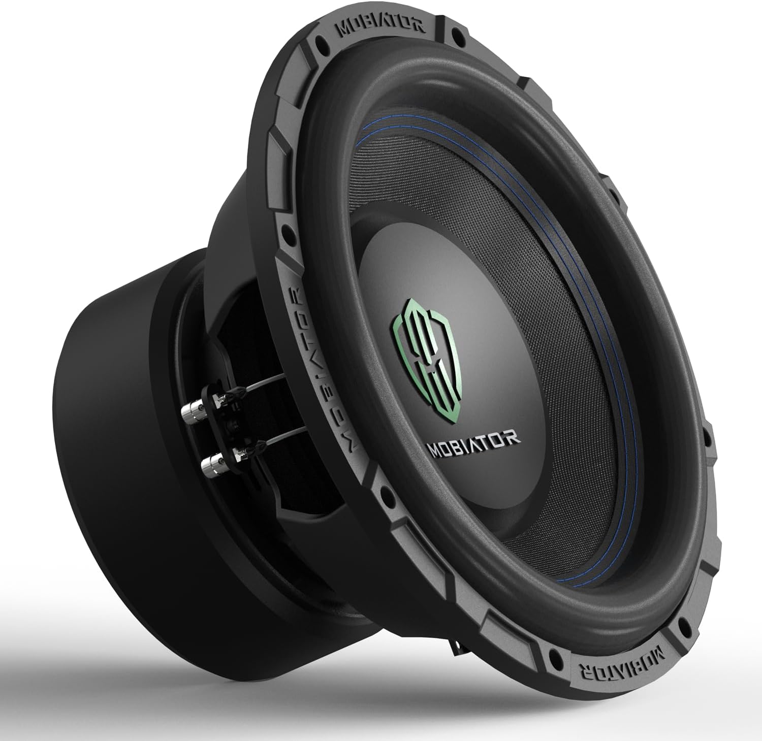 MOBIATOR-12 Inch Car Subwoofer 2000W Max 500W RMS, Dual Magnets(135Oz), 3 Inch Black Voice Coil, Dual Spider, 4 Ohm Heavy Gauge, Easy to Install, Black-S324 (MB-S324)