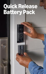 Ring Battery Doorbell Plus , (Second Gen) - Nickel Silver