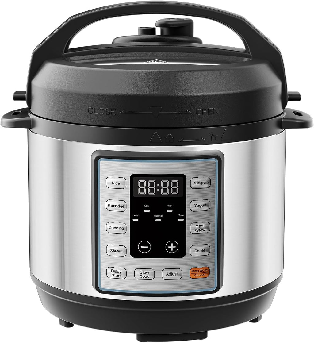 OLIXIS 10-In-1 Electric Pressure Cooker (Model AH-YLG95DY-3SR)-Silvery