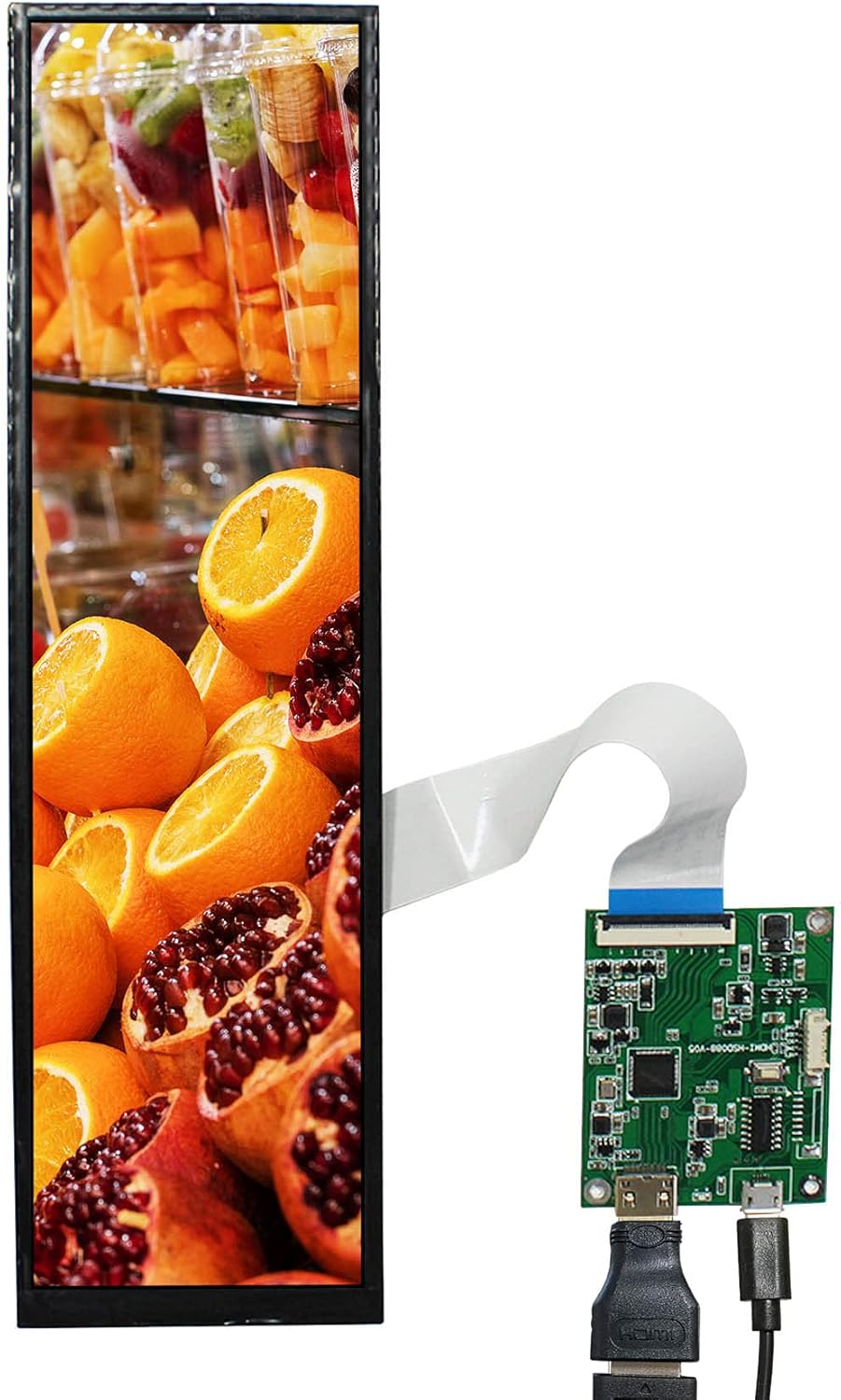 VSDISPLAY 8.8" 8.8 Inch 1920X480 LCD Screen HSD088IPW1-A00 with to Mipi LCD Controller Board VS-HSD088