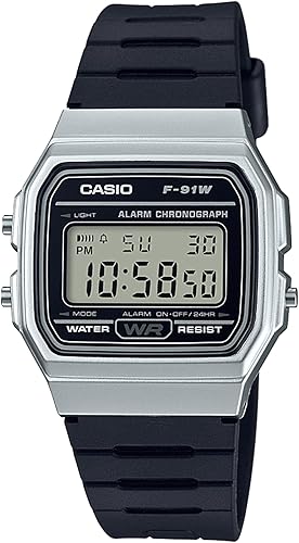 Casio Men's 'Vintage' Quartz Metal and Resin Casual Watch, Black (OPEN, BOX)