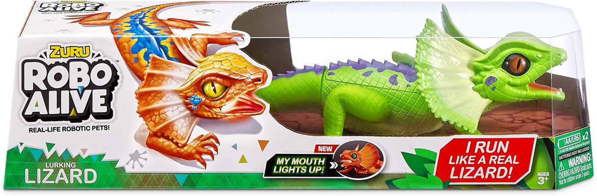 Robo Alive Robotic Green Lizard Toy by ZURU (NEW)