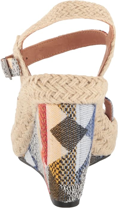 L'Amour Des Pieds Women's Iditri Tapestry Heeled Sandals  8M