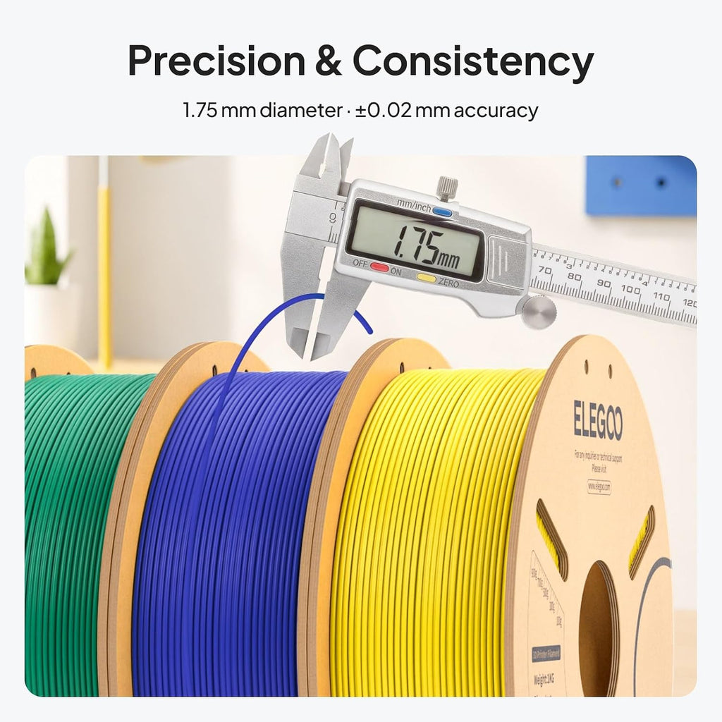 ELEGOO PLA 3D Printer Filament (Dark Blue) 1.75mm 1KG