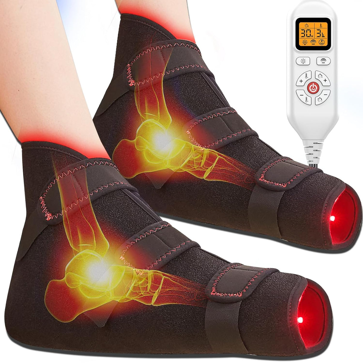 Cameco LED Therapy Light Shoes for Feet- New, Open Box