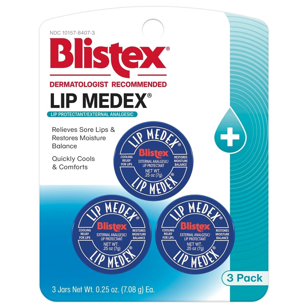 Blistex Lip Medex - 0.25 oz. x (3 pack)