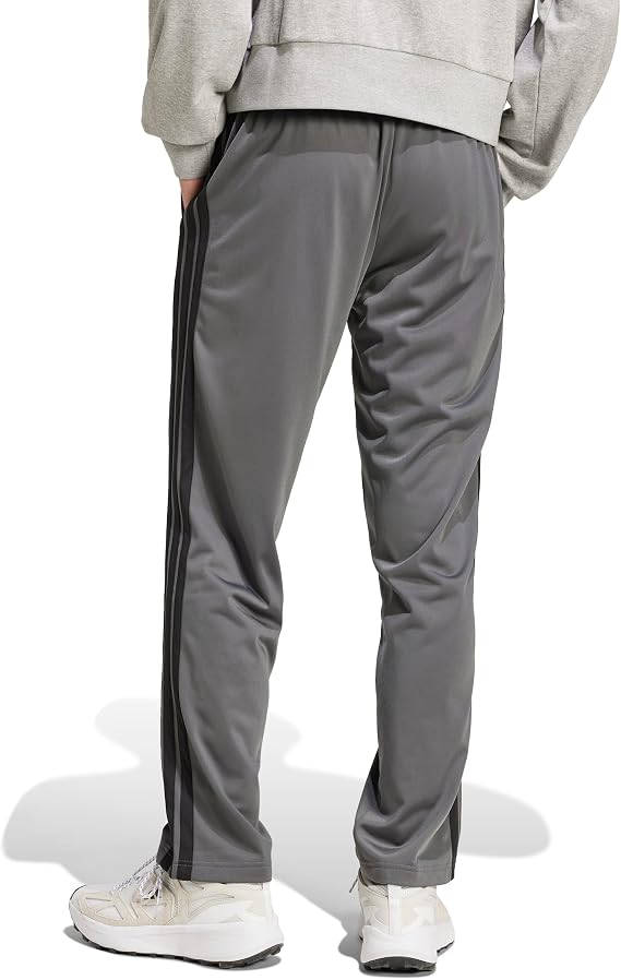 adidas Men's Dayready Open Hem Track Pants - Grey - Large