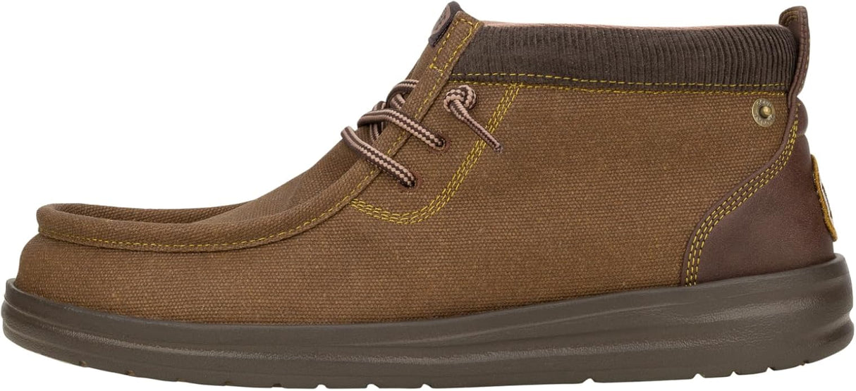 Hey Dude Wally Mid Gripr Workwear Dark Brown Size 12