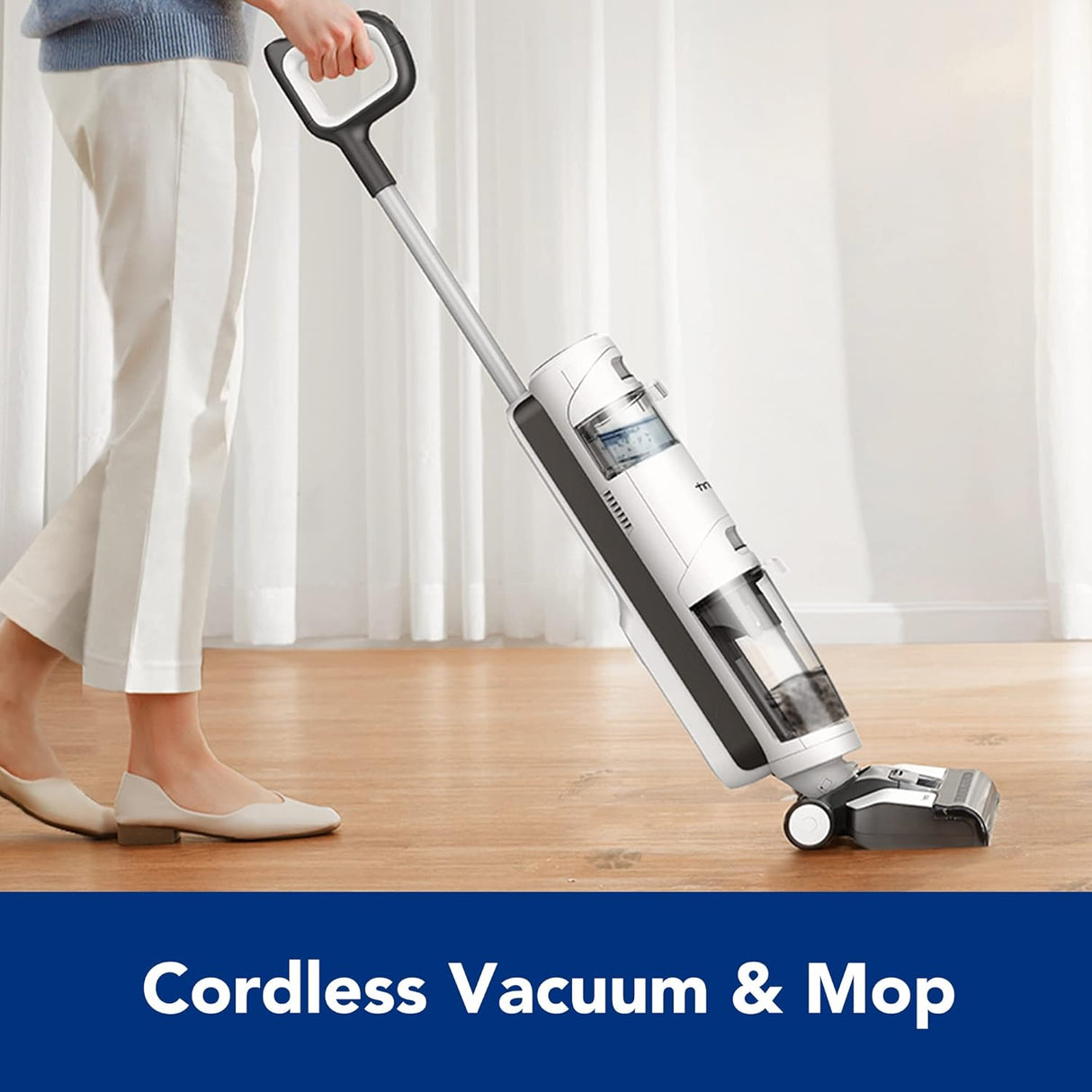 Tineco iFLOOR 3 Breeze Complete Wet Dry Vacuum Cordless Floor Cleaner and Mop One