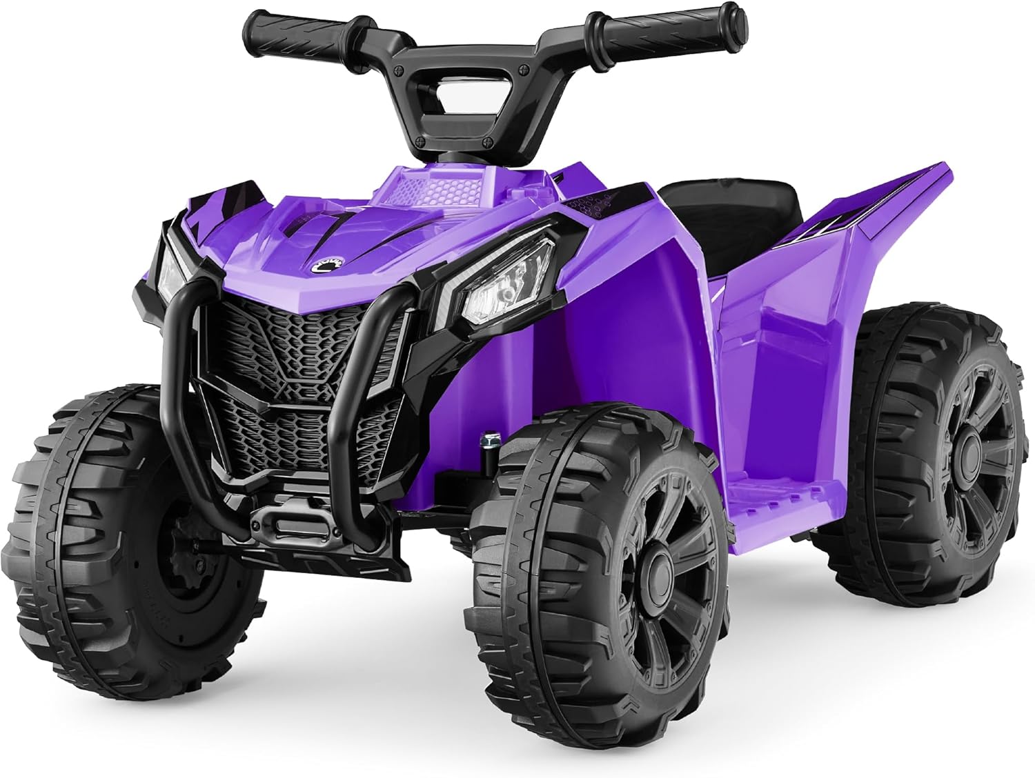 Best Choice Products - 6V Kids Ride-On 4-Wheeler Quad ATV Car w/ 1.8mph Max Speed, Treaded Tires - Purple