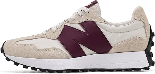 New Balance Women's 327 - Angora/Mulled Wine - US 6.5