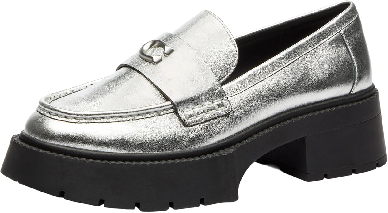 Coach Leah Crnkl Met Loafer Women's shoe Sze:8.5B