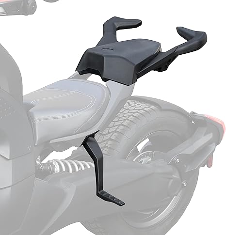 2-Up Passenger Seat with Foot Pegs for Ryker, Rear Soft Seat with Grab Handles Foot Pedals for Can Am Ryker All Models Accessories; Replace #219400842 (MAX Mount 219400800 Required)